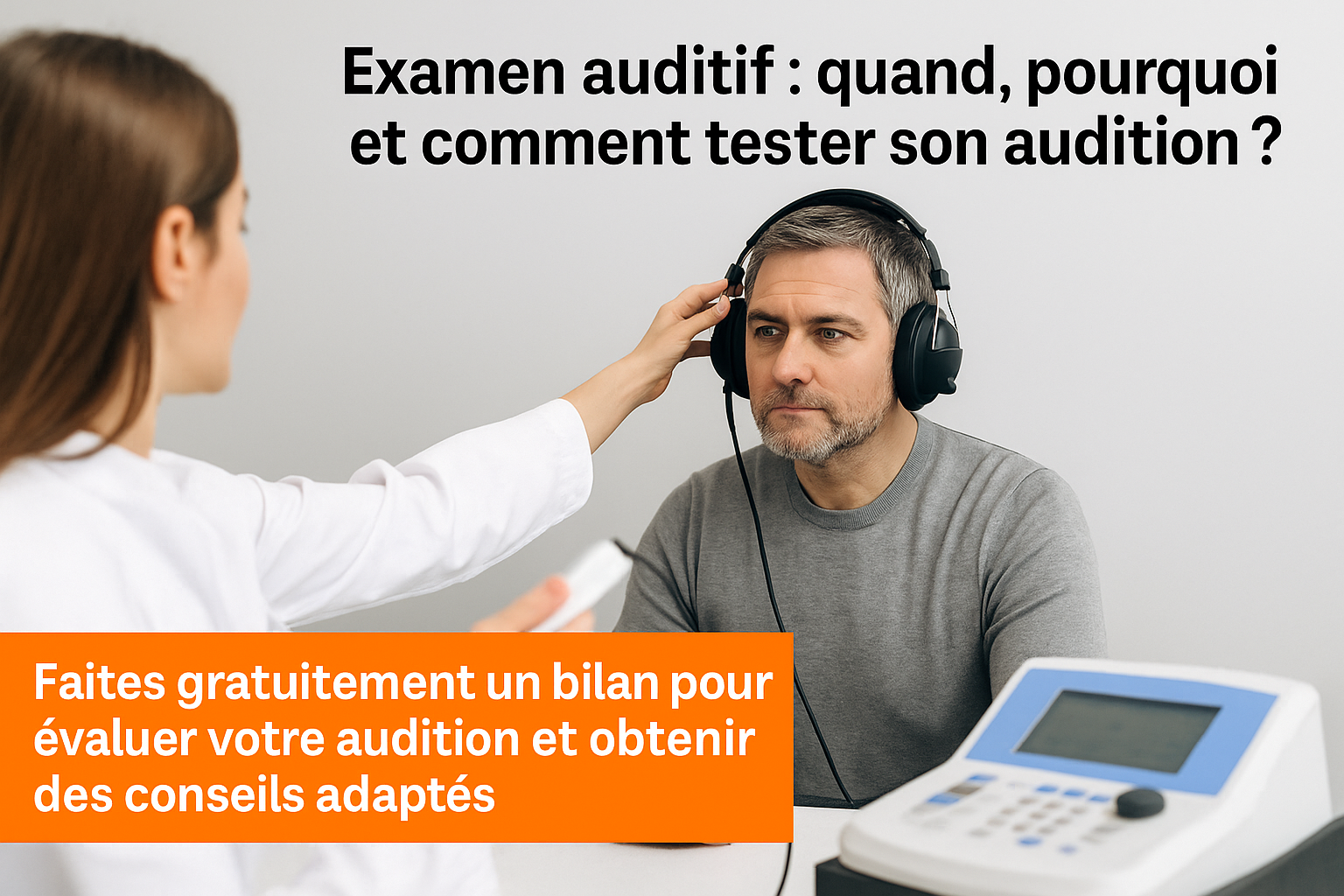 Examen auditif : quand, pourquoi et comment tester son audition ?