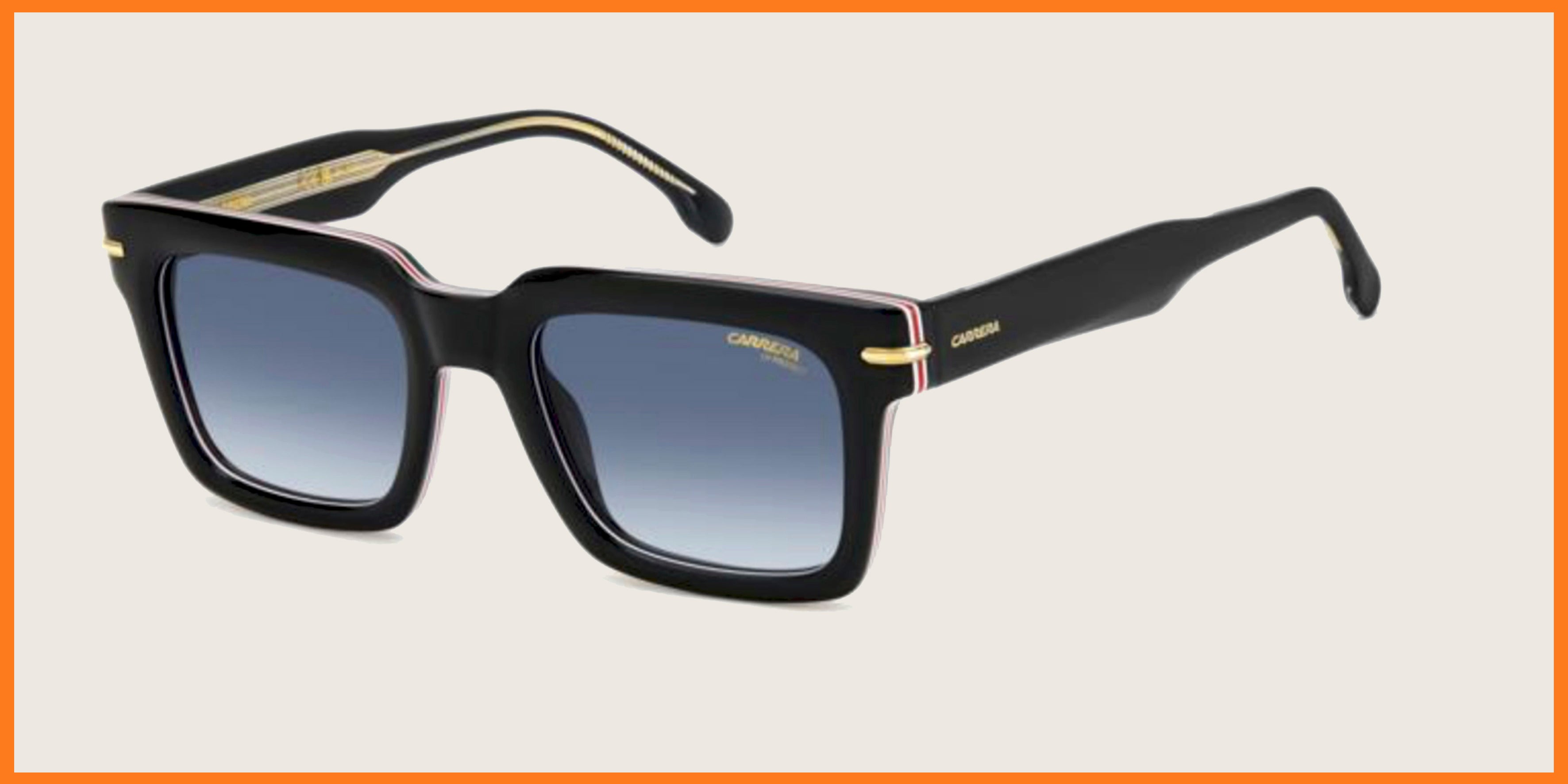 Carrera 316/S Lunettes de soleil homme carrées noires
