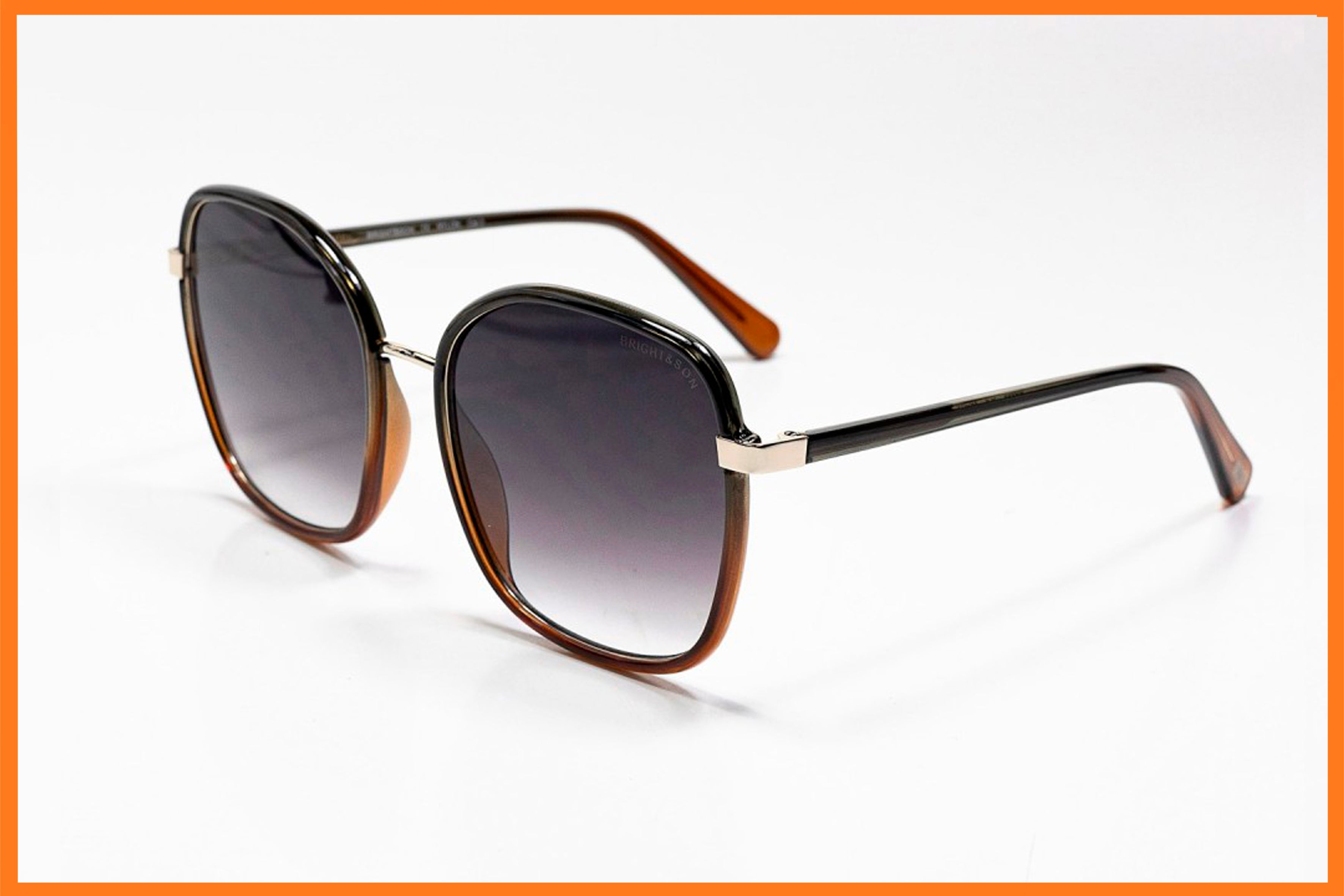 Bright & Son Marron Beige - Lunettes de soleil