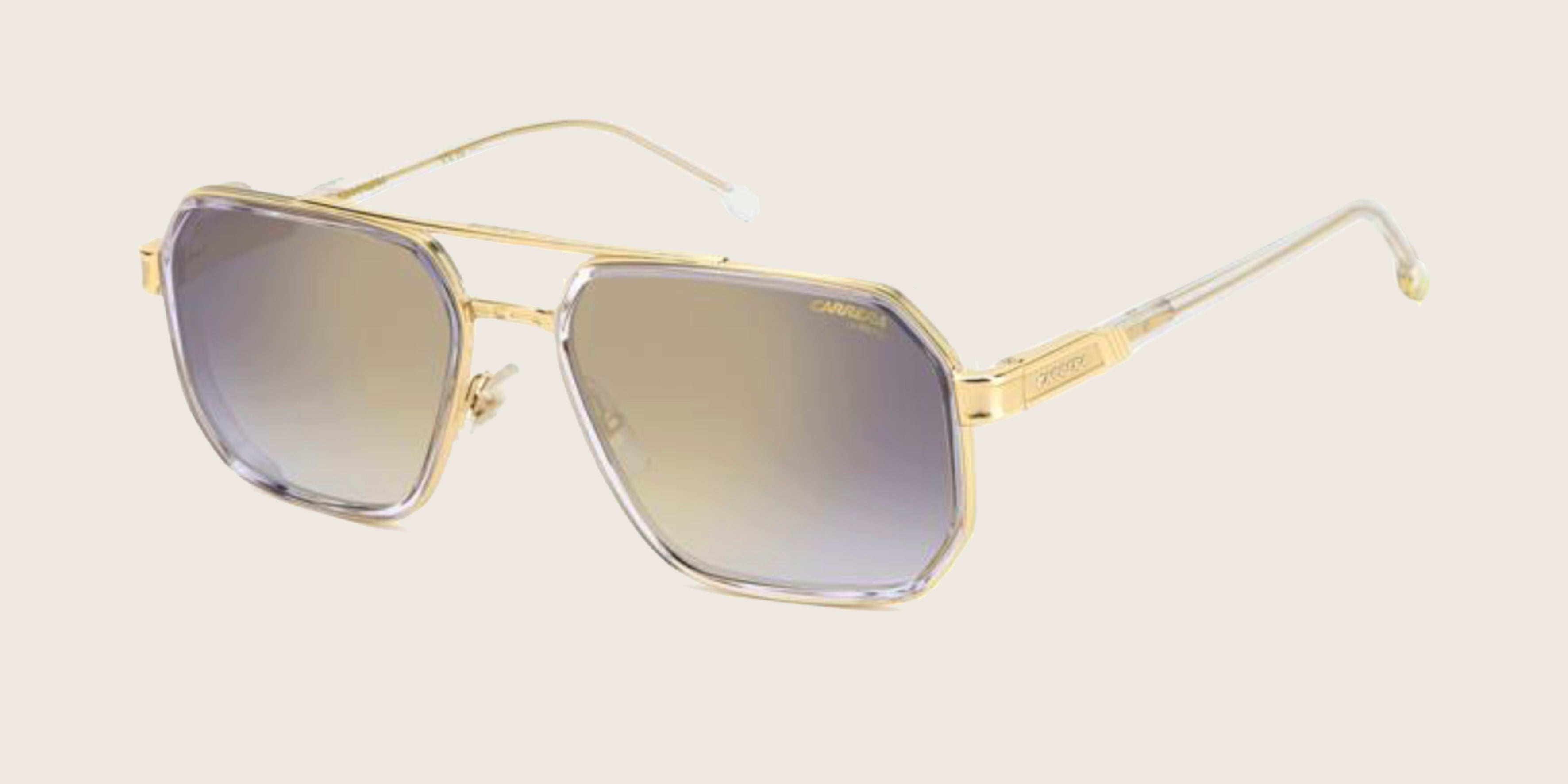 Carrera 1069/S Lunettes de soleil homme dorées à verres gris dégradés