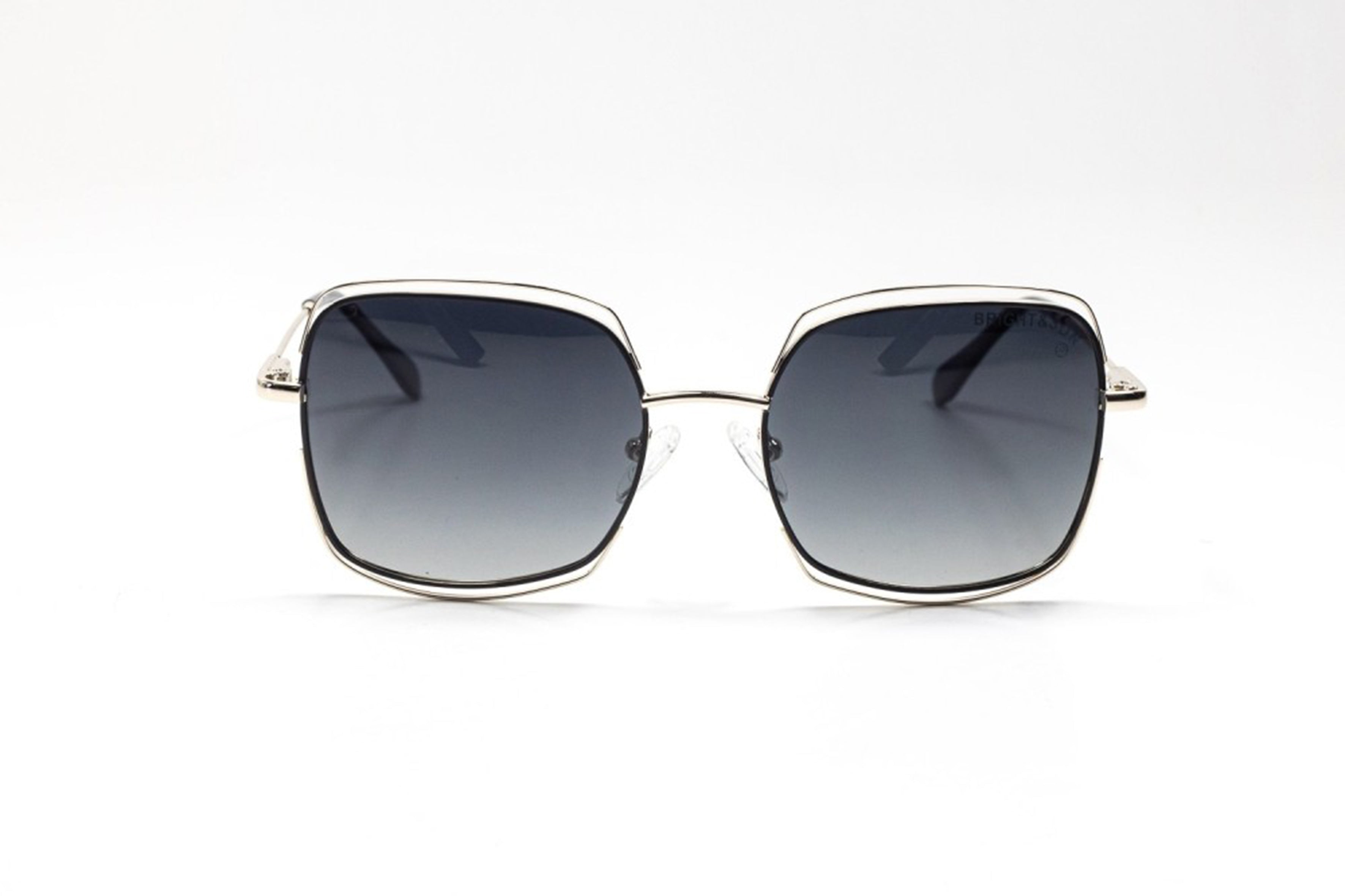 Bright & Son Carrée métal argent