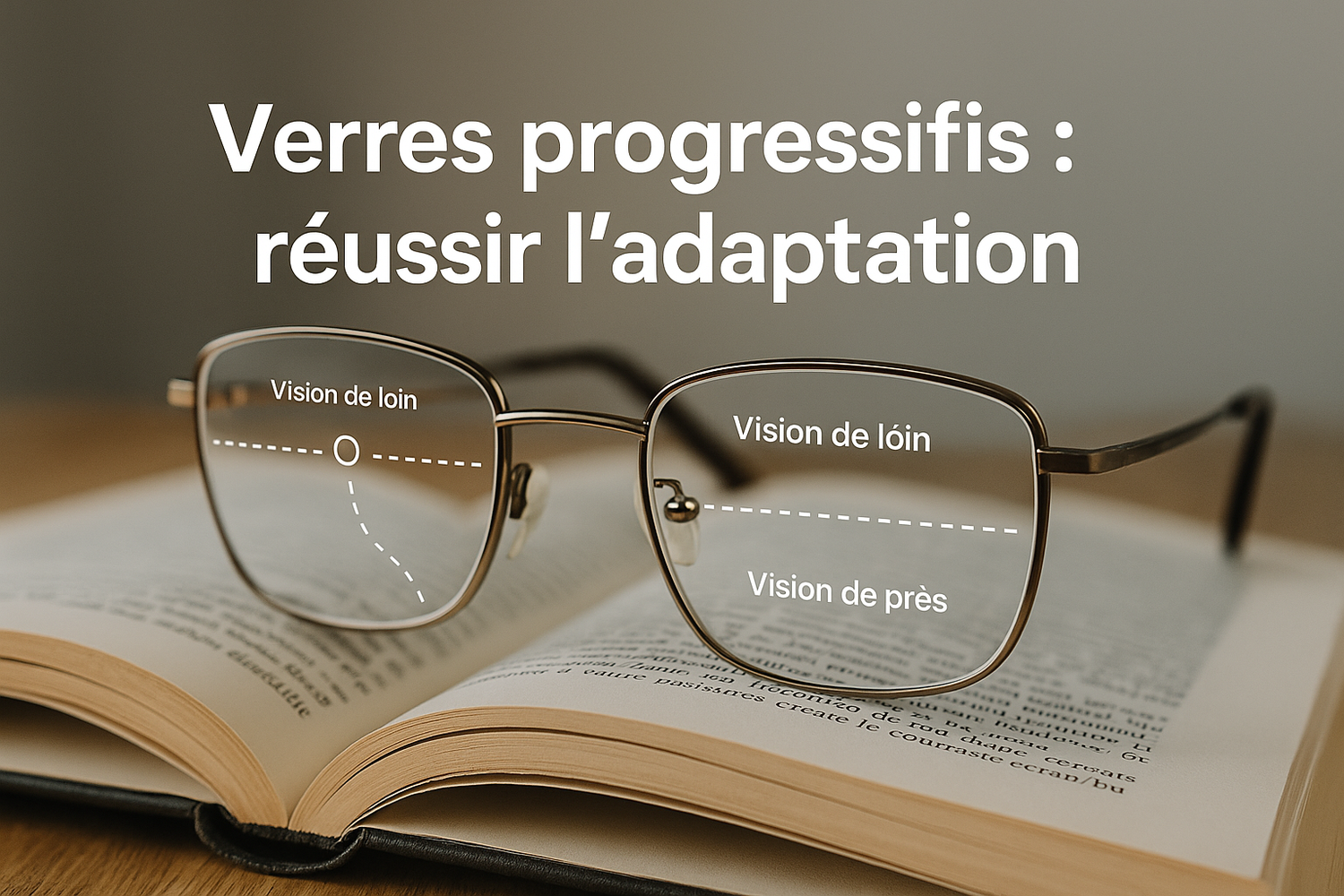 Verres progressifs : réussir l’adaptation