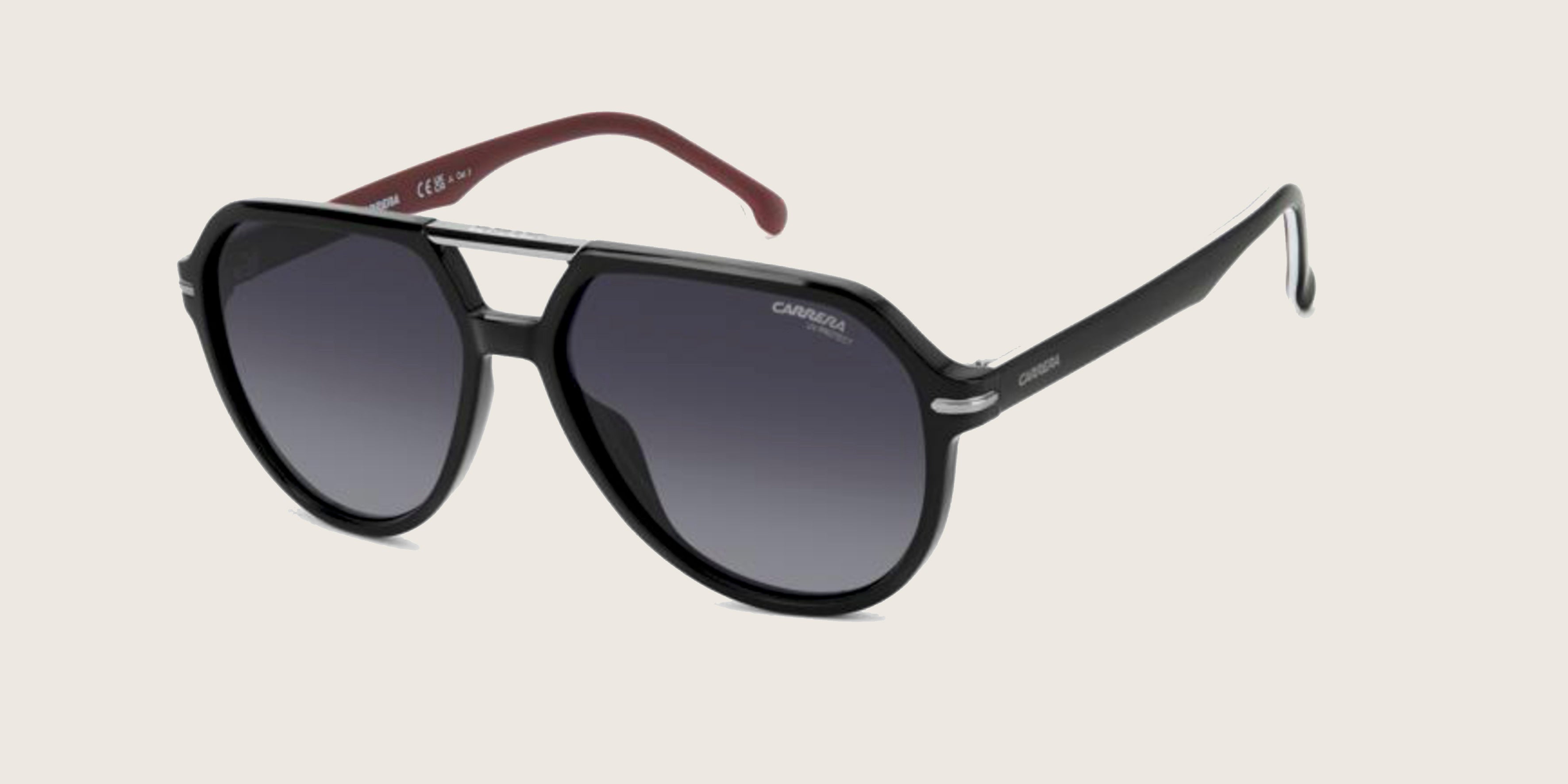 Carrera 315/S Lunettes de soleil homme noir et or à verres dorés