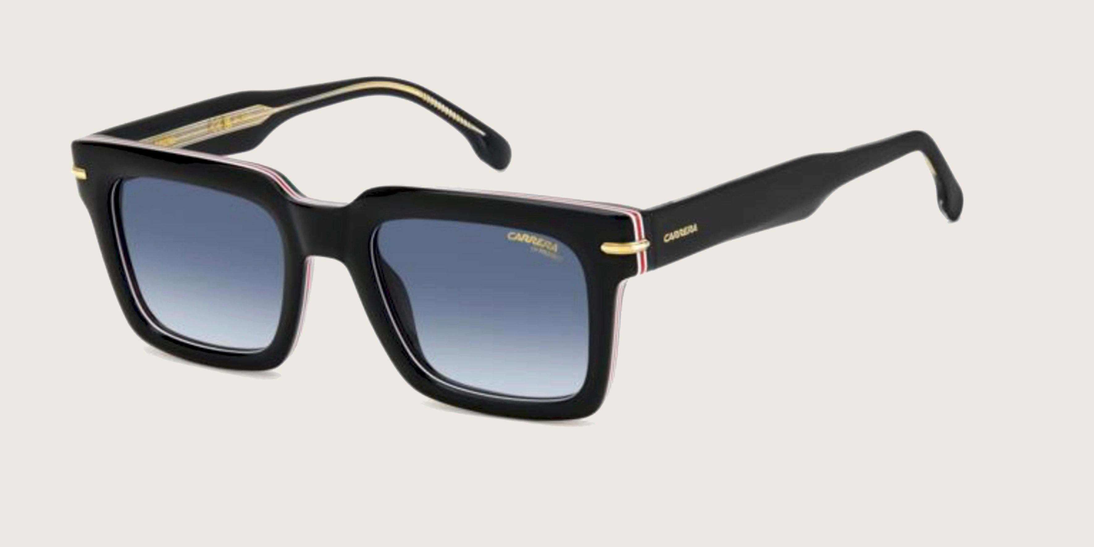 Carrera 316/S Lunettes de soleil homme carrées noires