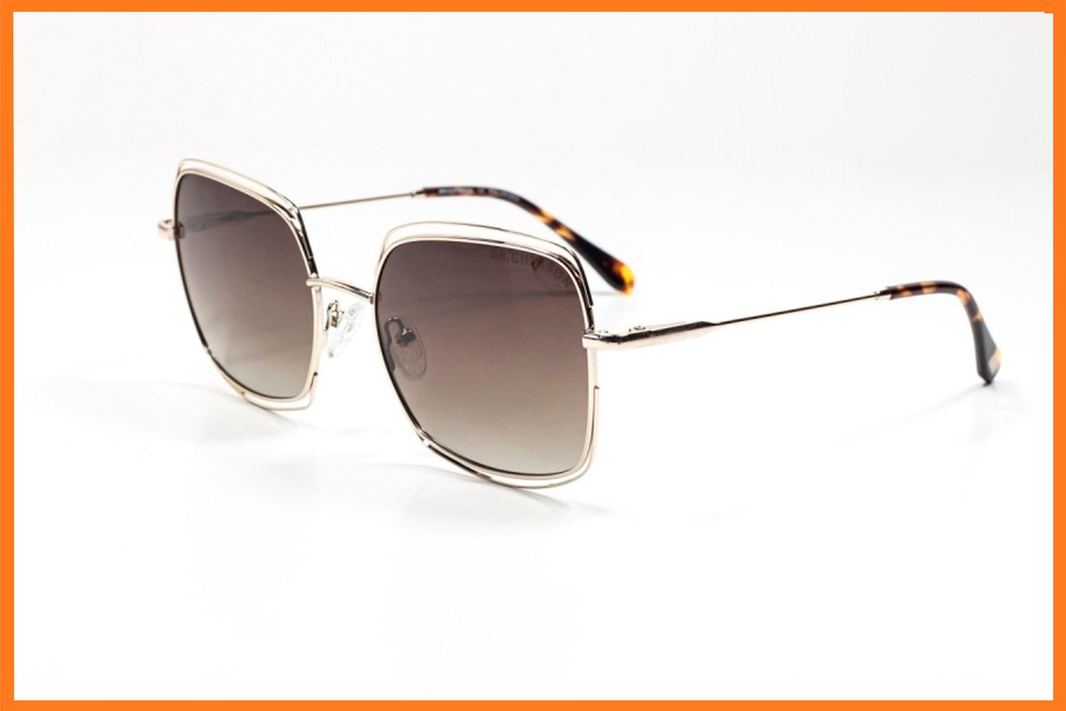 Bright & Son Carrée métal clair écaille